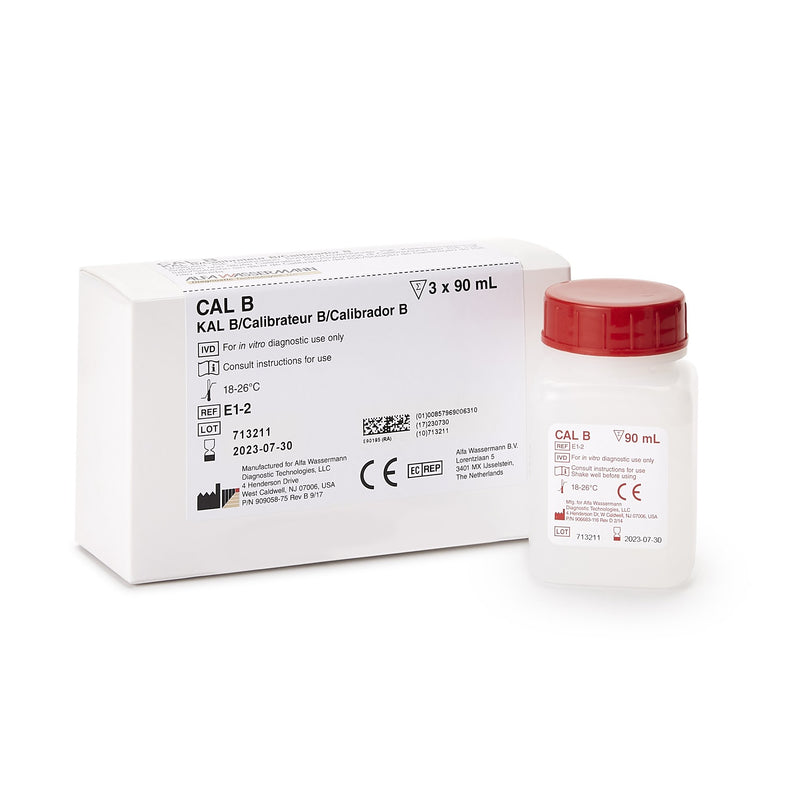 Ace® Calibrator For Ace Analyzer, Cal B Test, Sold As 1/Kit Alfa E1-2