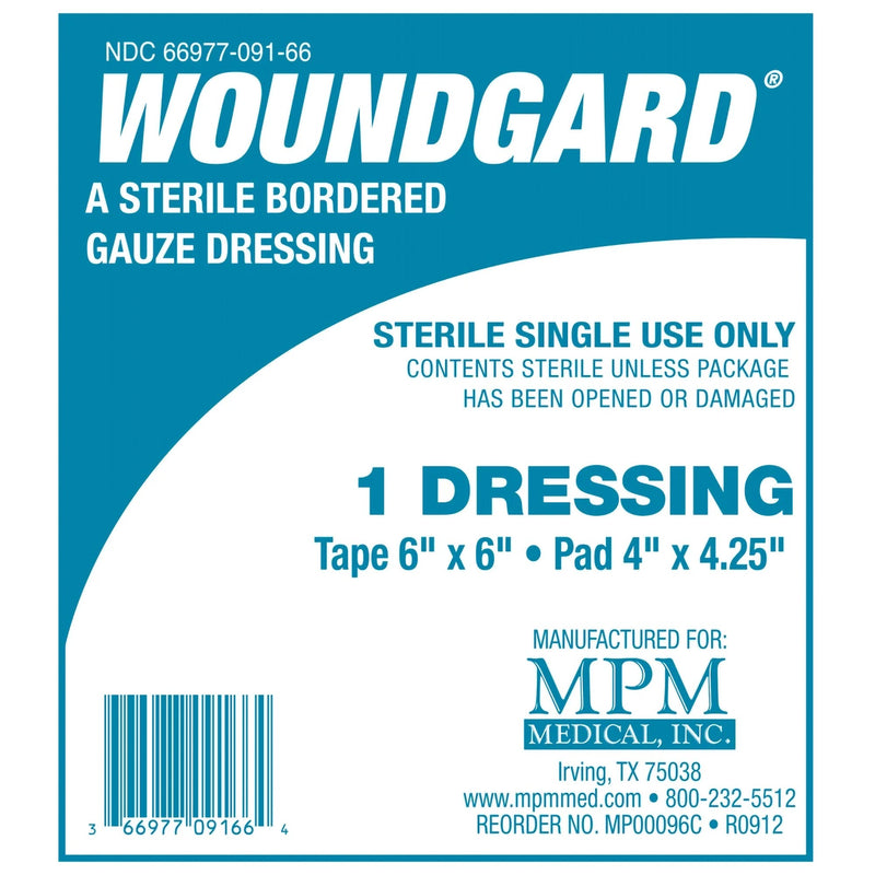 Woundgard® White Adhesive Dressing, 6 X 6 Inch, Sold As 1/Each Mpm Mp00096C