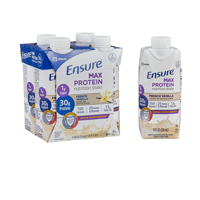 Ensure® Max Protein Nutrition Shake, Vanilla, 11-Ounce Carton, Sold As 1/Each Abbott 67165