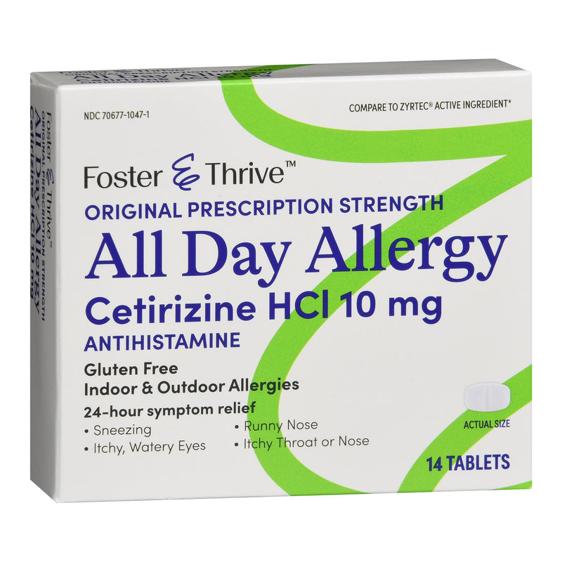Foster & Thrive™ Cetirizine Allergy Relief, Sold As 1/Bottle Mckesson 70677104701