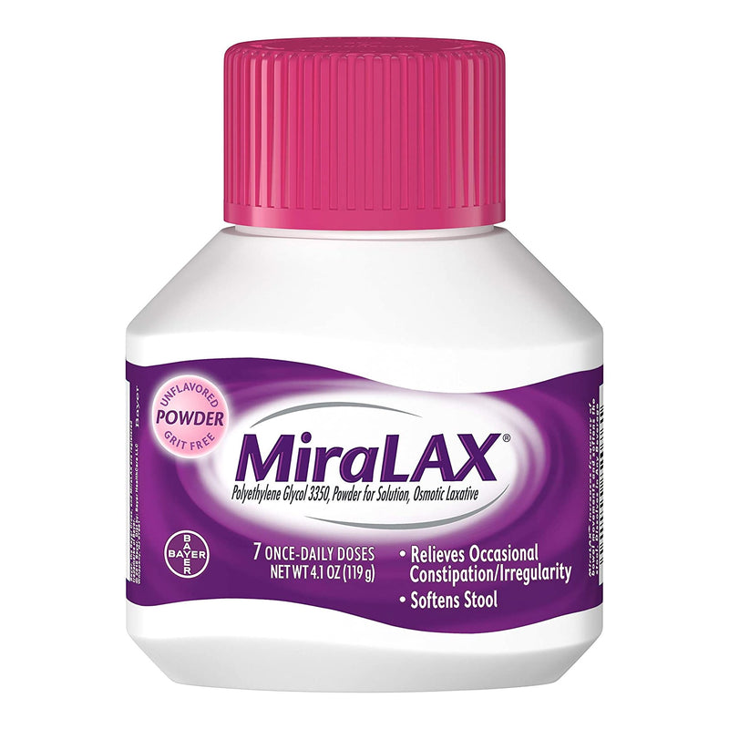 Miralax® Polyethylene Glycol 3350 Laxative, Sold As 1/Each Msd 11523723402