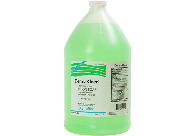 ANTIMICROBIAL SOAP DERMAKLEEN® LOTION 1 GAL. JUG SCENTED, 1/GALLON, DERMARITE 0095