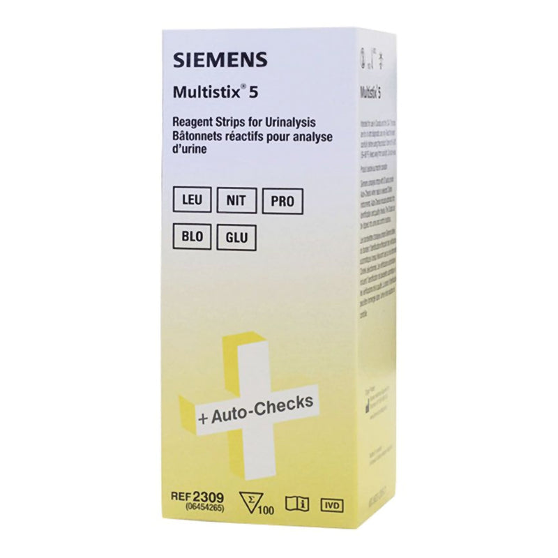 Multistix® 5 Urine Reagent Strip, Sold As 24/Case Siemens 10337415