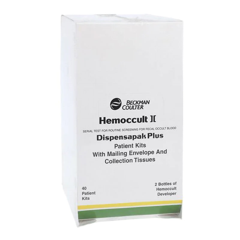 Hemoccult Ii® Dispensapak™ Plus Fecal Occult Blood Colorectal Cancer Screening Test Kit, Sold As 40/Box Hemocue 61130A