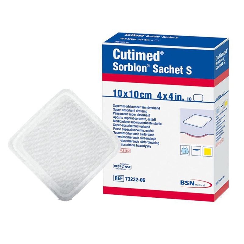 Cutimed® Sorbion® Sachet S Hydroactive Wound Dressing, 4 X 4 Inch, Sold As 1/Each Bsn 7323206