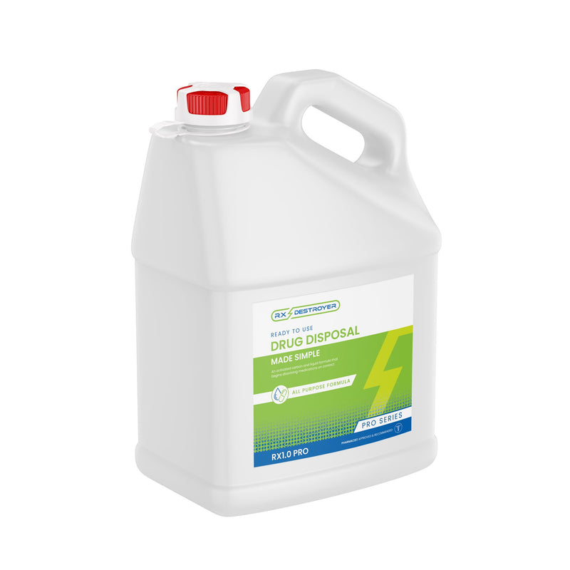 Rx Destroyer™ All-Purpose Pro Series Drug Disposal System, 1 Gallon Bottle, Sold As 1/Each C2R Rx1.0Pro