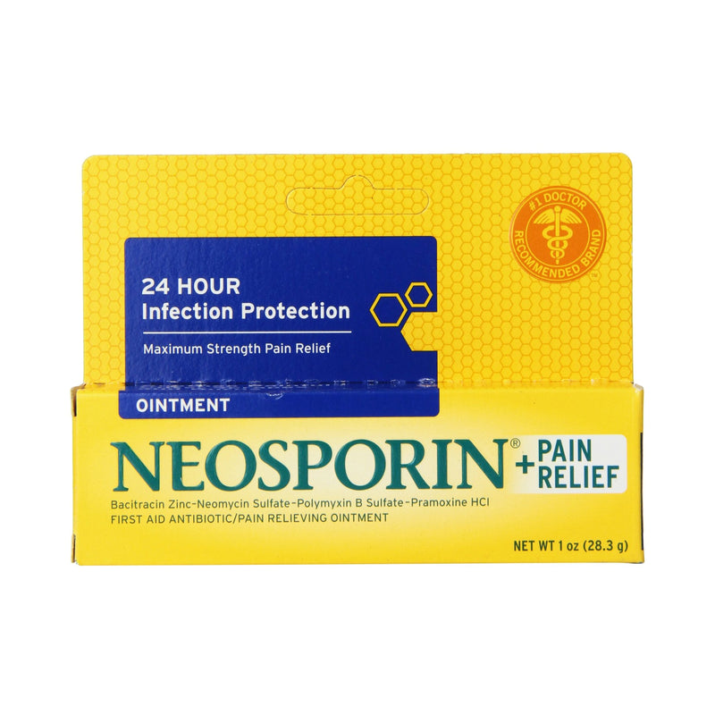 Neosporin® + Pain Relief First Aid Antibiotic With Pain Relief Ointment, 1-Ounce Tube, Sold As 1/Each Glaxo 00501370401
