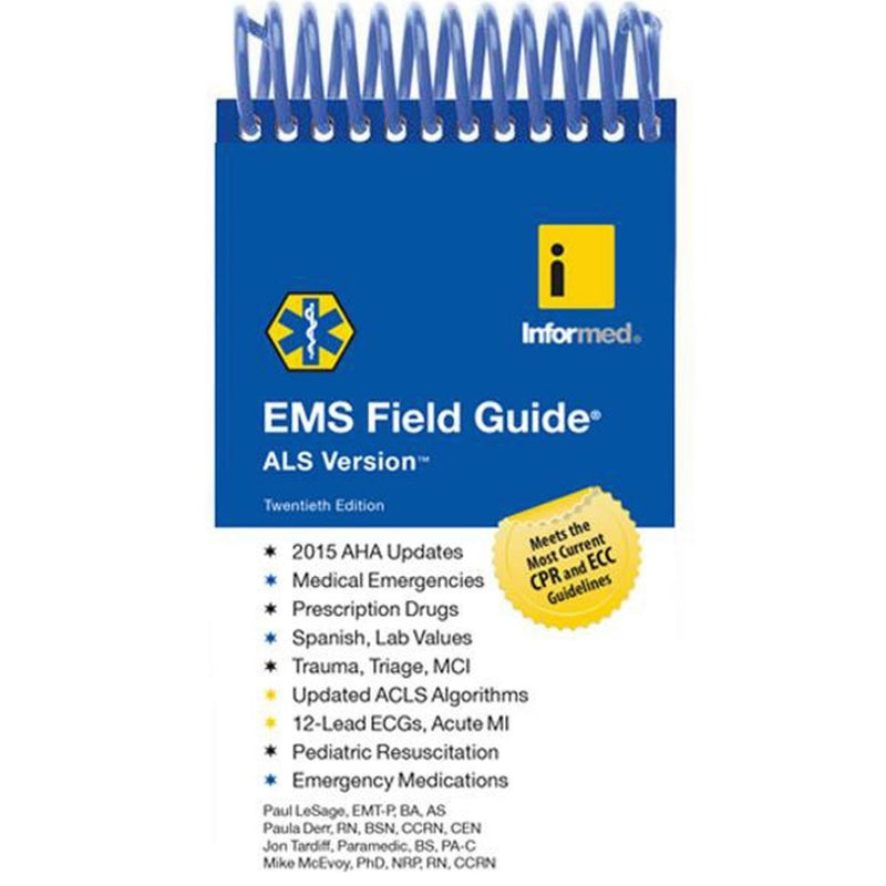 Pocket Guide Informed® Ems Field Guide 19Th Edition, Sold As 1/Each Bound 480378