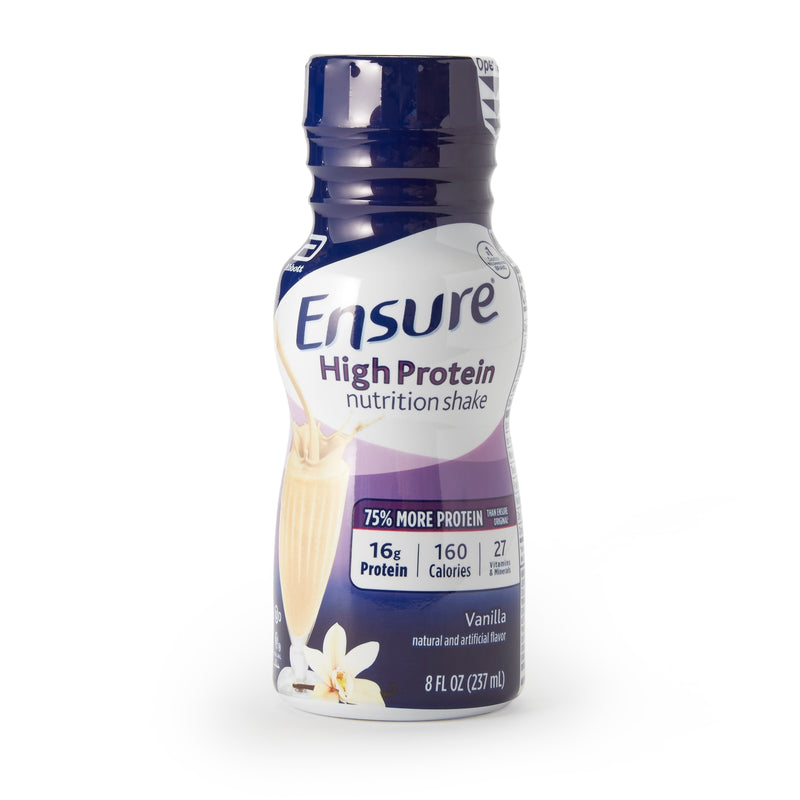 Ensure® High Protein Shake, Vanilla, 8-Ounce Bottle, Sold As 1/Each Abbott 64117