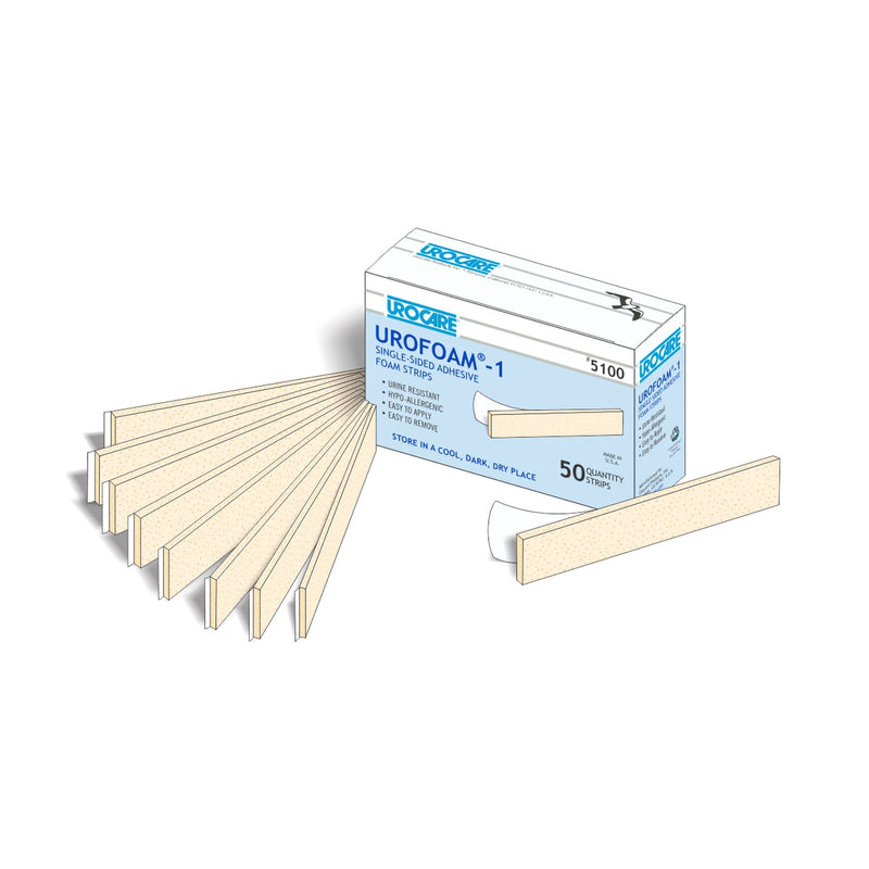 Urofoam® Adhesive Foam Strips, Sold As 50/Box Urocare 5100