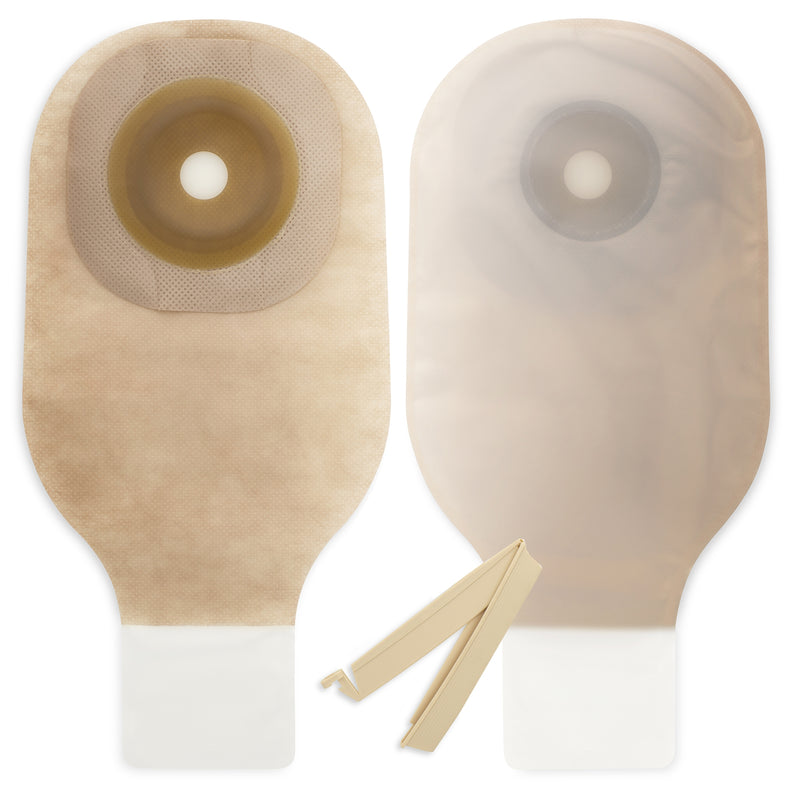 Premier™ Flextend™ One-Piece Drainable Transparent Colostomy Pouch, 12 Inch Length, 1¼ Inch Stoma, Sold As 10/Box Hollister 8638