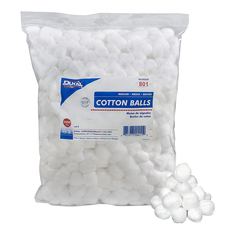 Dukal Medium Cotton Ball, Sold As 1/Bag Dukal 801